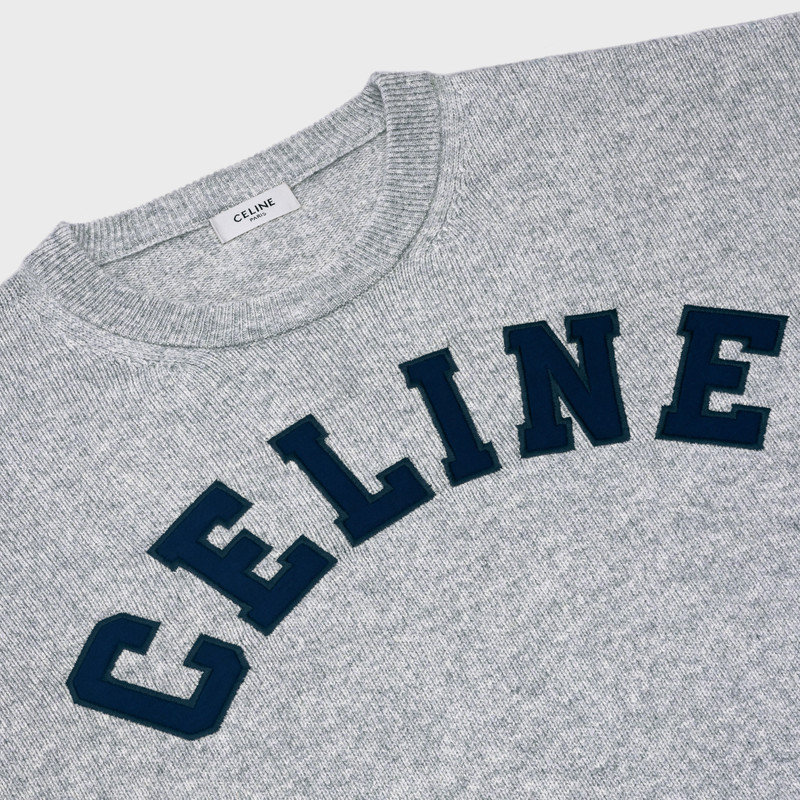 CELINE ATHLETIC SWEATER IN CASHMERE/WOOL 3
