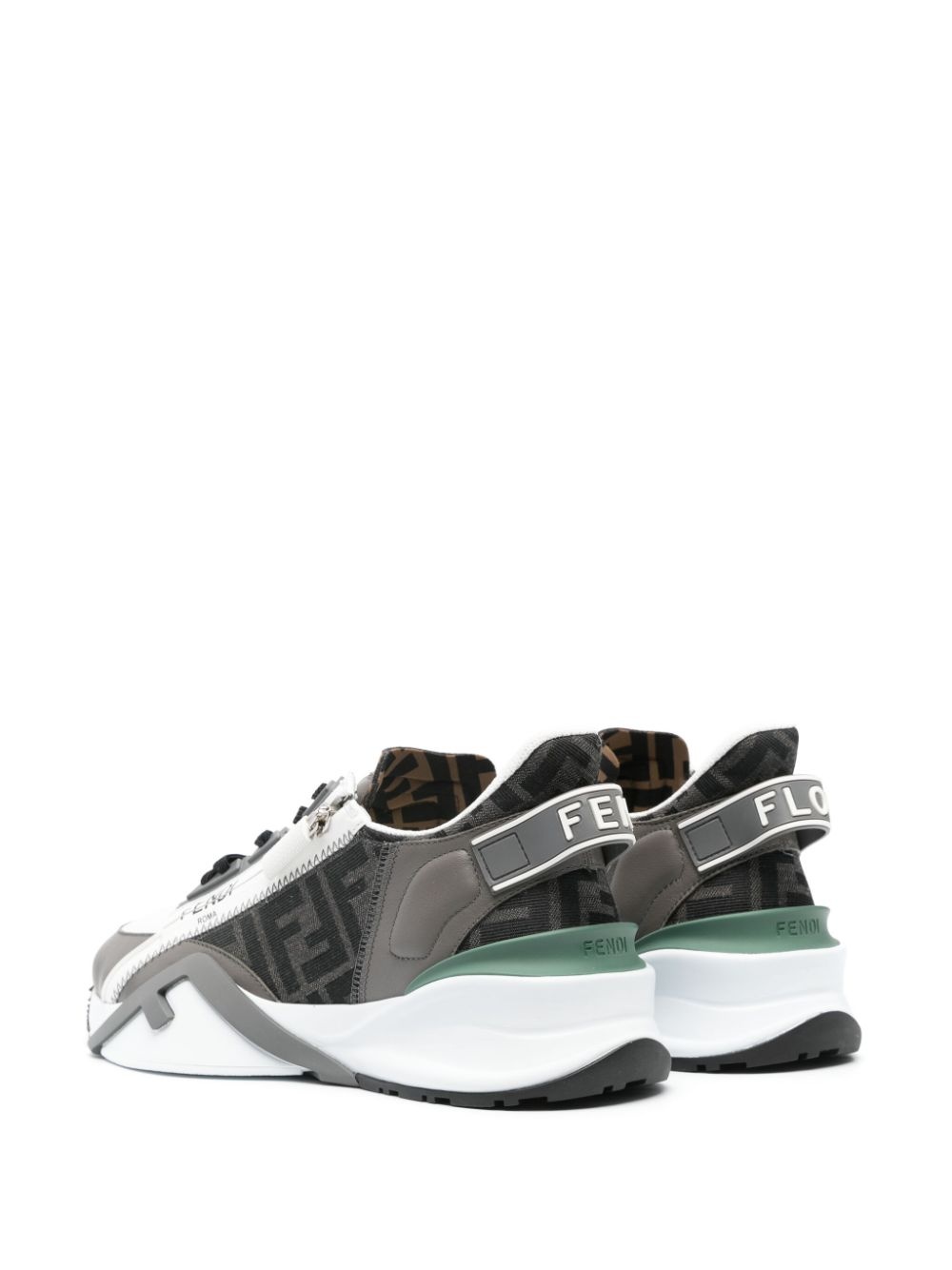 Flow FF-jacquard sneakers - 3