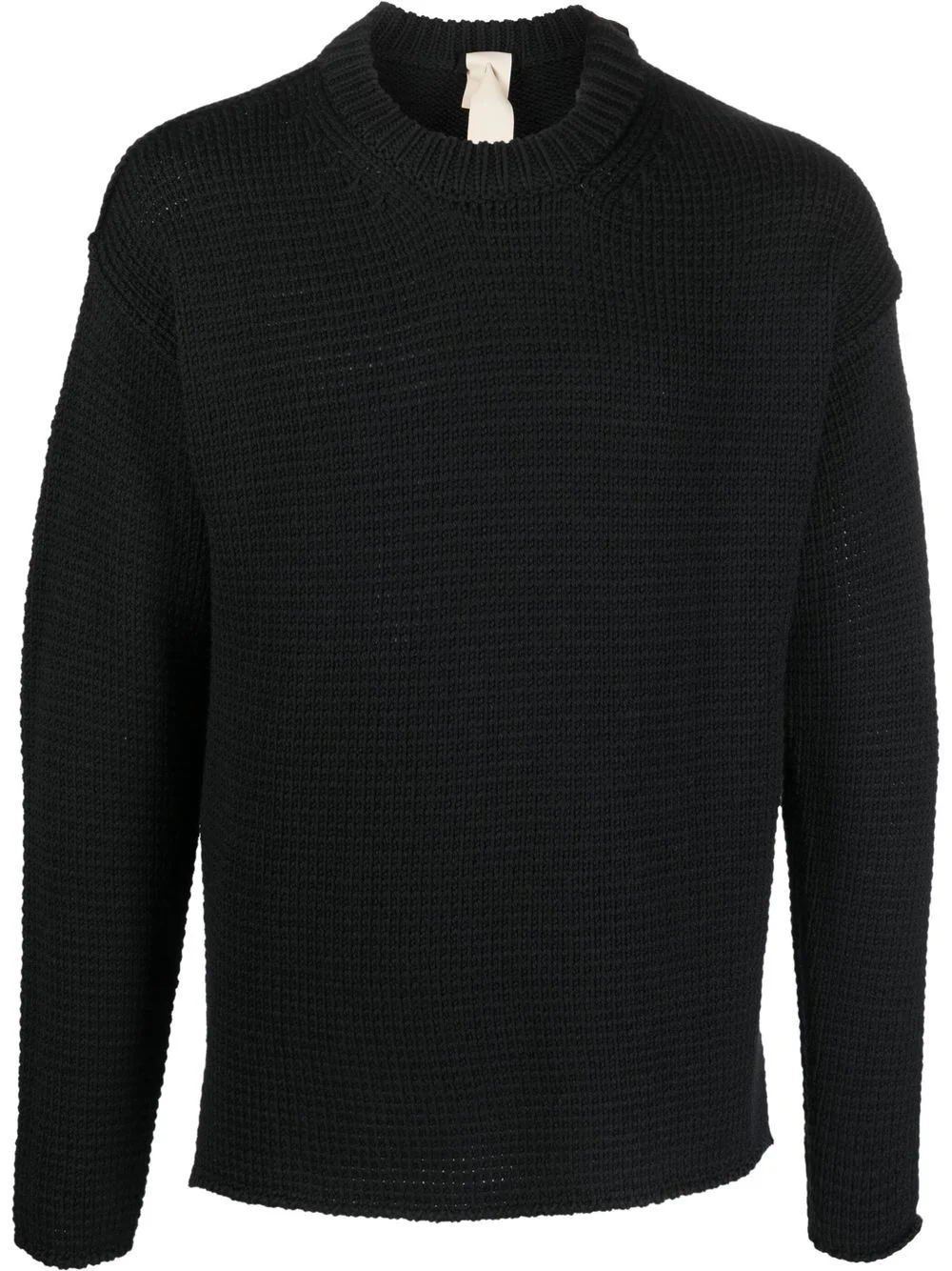 crew-neck knitted jumper - 1