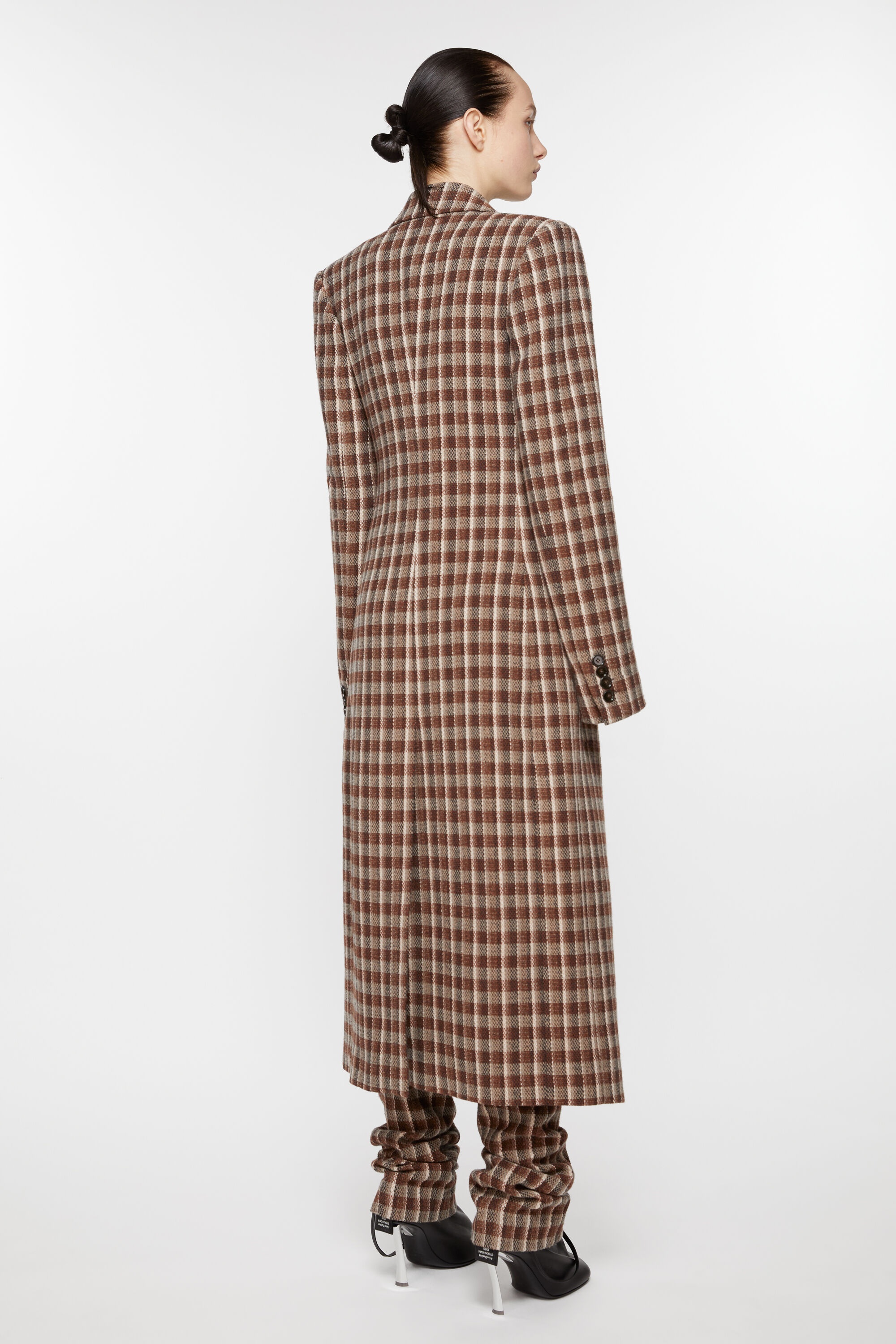 Single-breasted coat - Beige/brown - 4