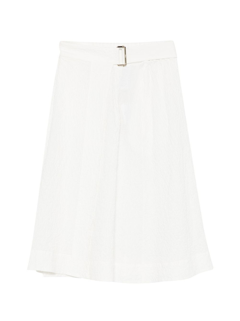 belted textured midi skirt 1