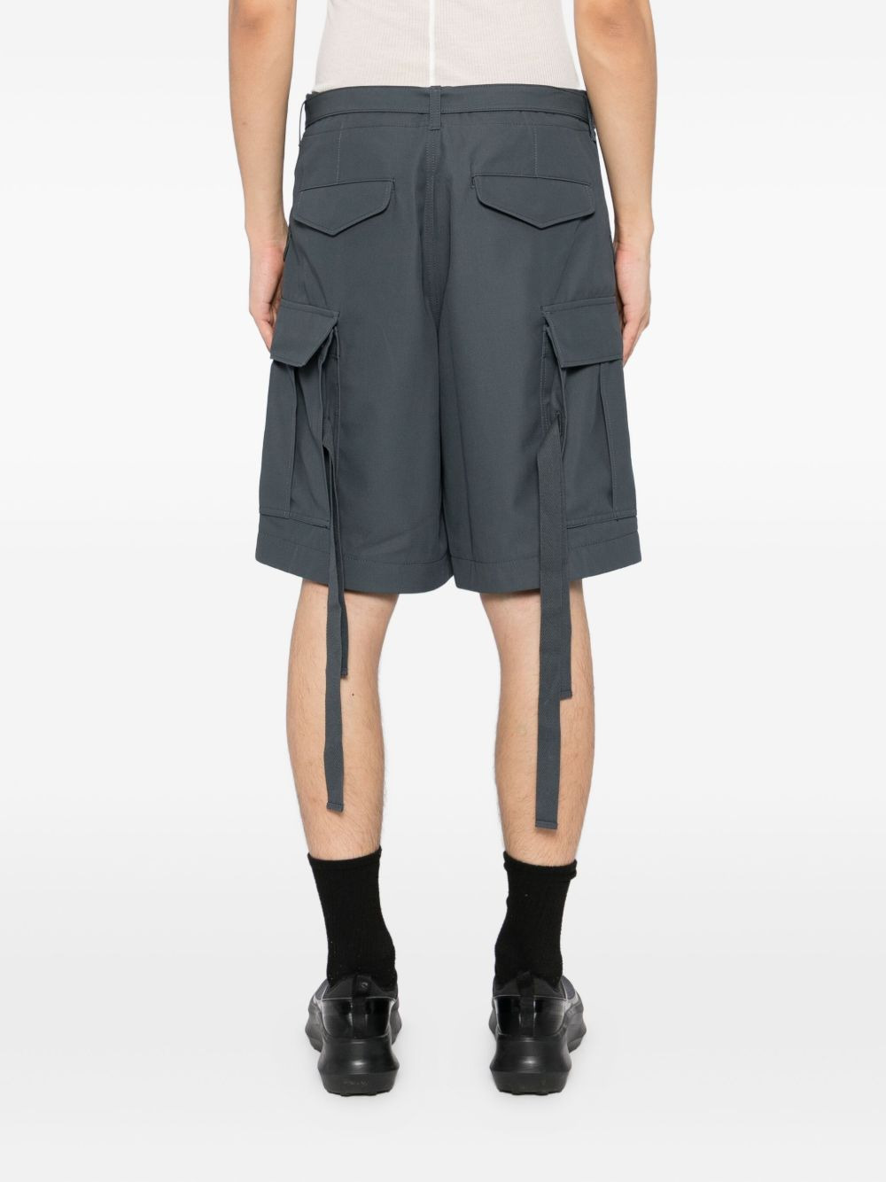 cotton twill shorts - 4