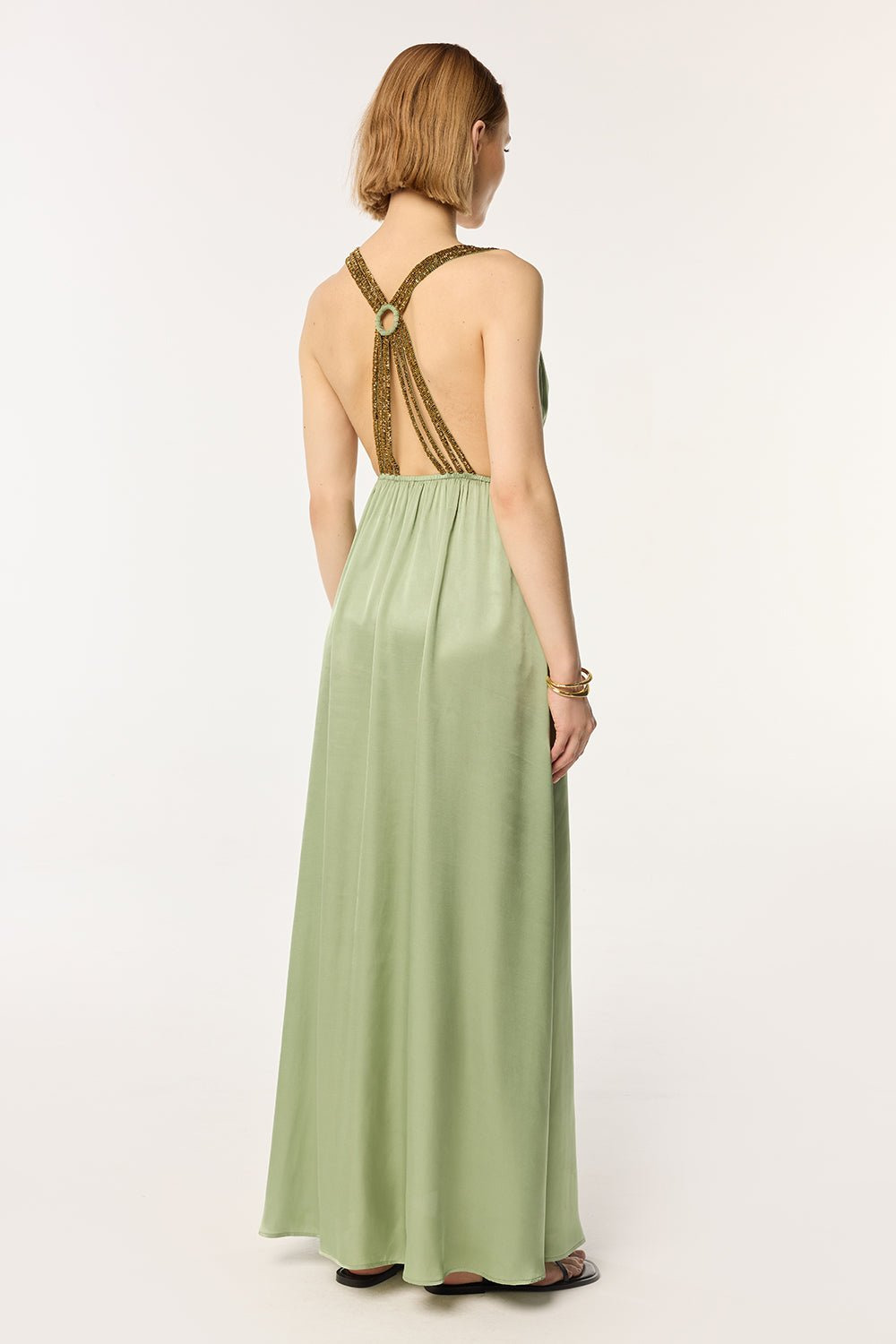 Long Dress Cycas - Sage - 2