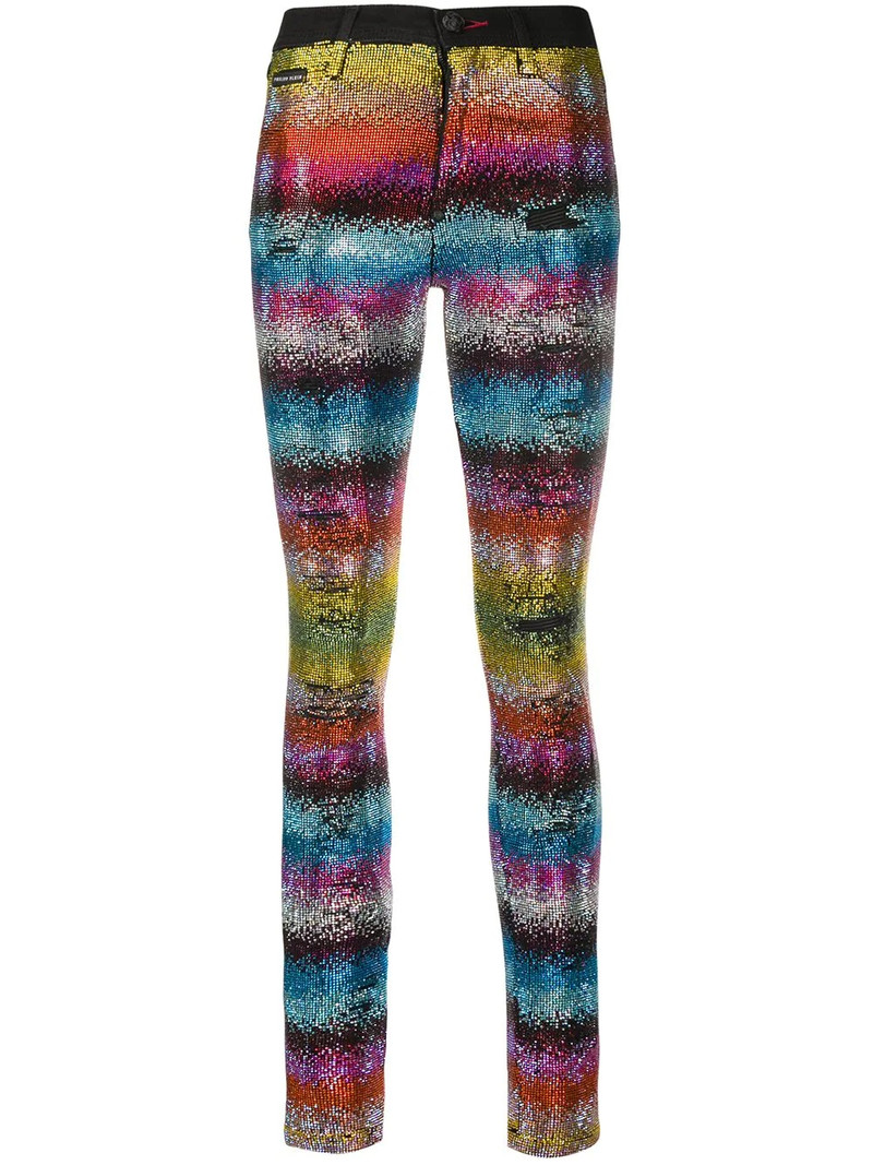 Rainbow Crystal jeans 1