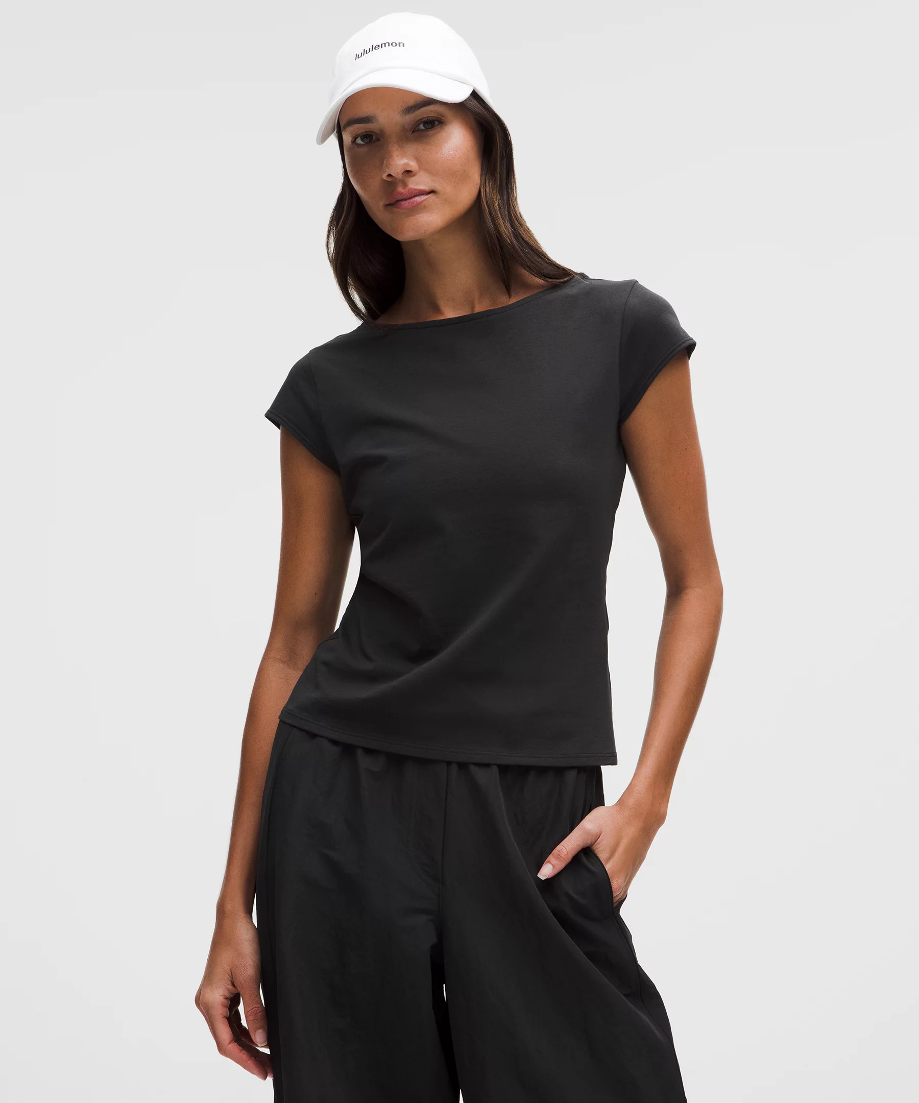 Organic Cotton Open-Back T-Shirt *Charm - 2