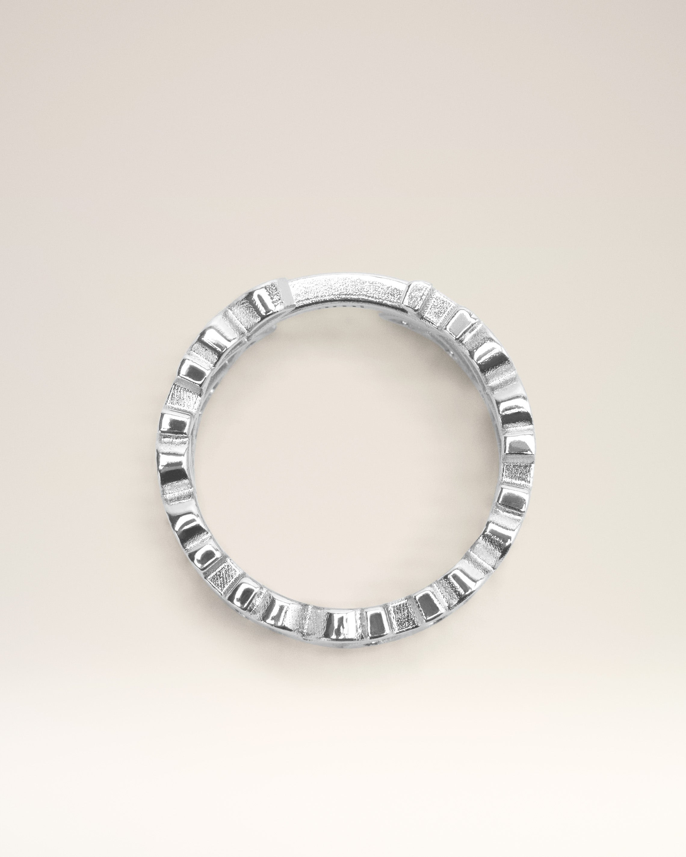 SILVER BRASS AMI DE COEUR RING - 5