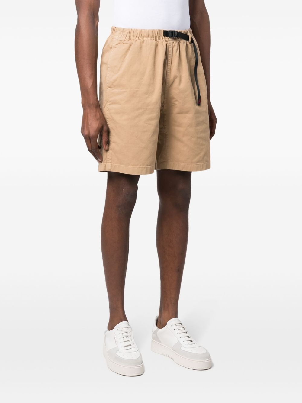 buckle-fastening waistband shorts - 3
