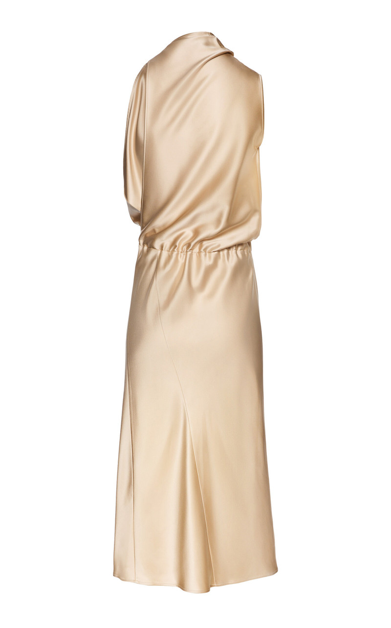 MAGDA BUTRYM Blouson Silk Dress nude outlook