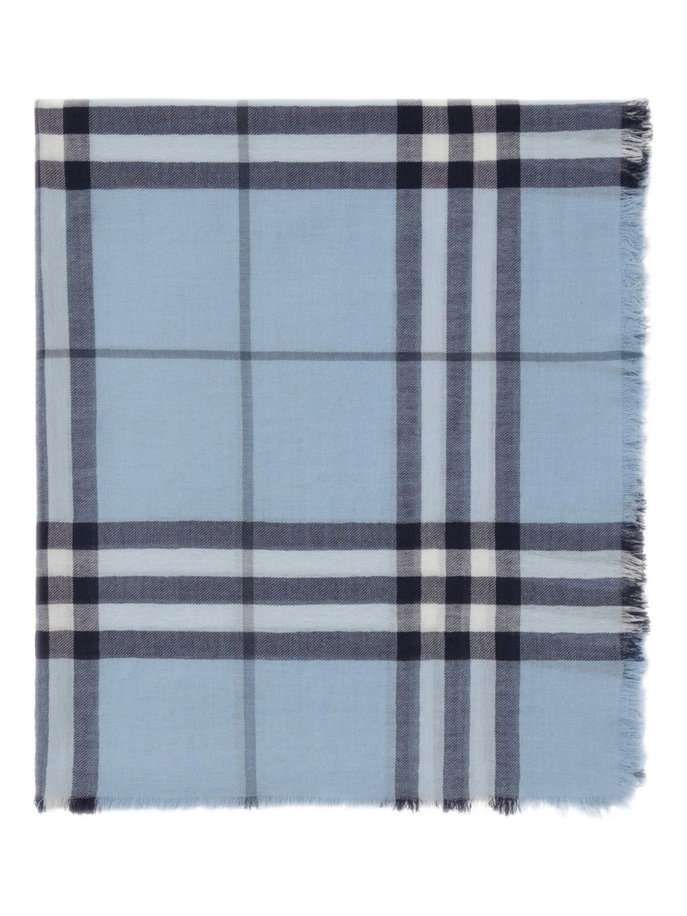 checked wool scarf - 2