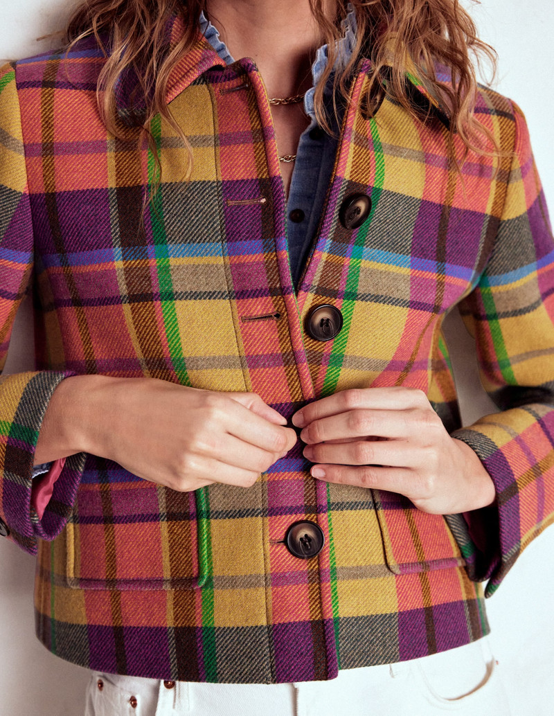 Knightsbridge Wool Jacket-Multi Check 3