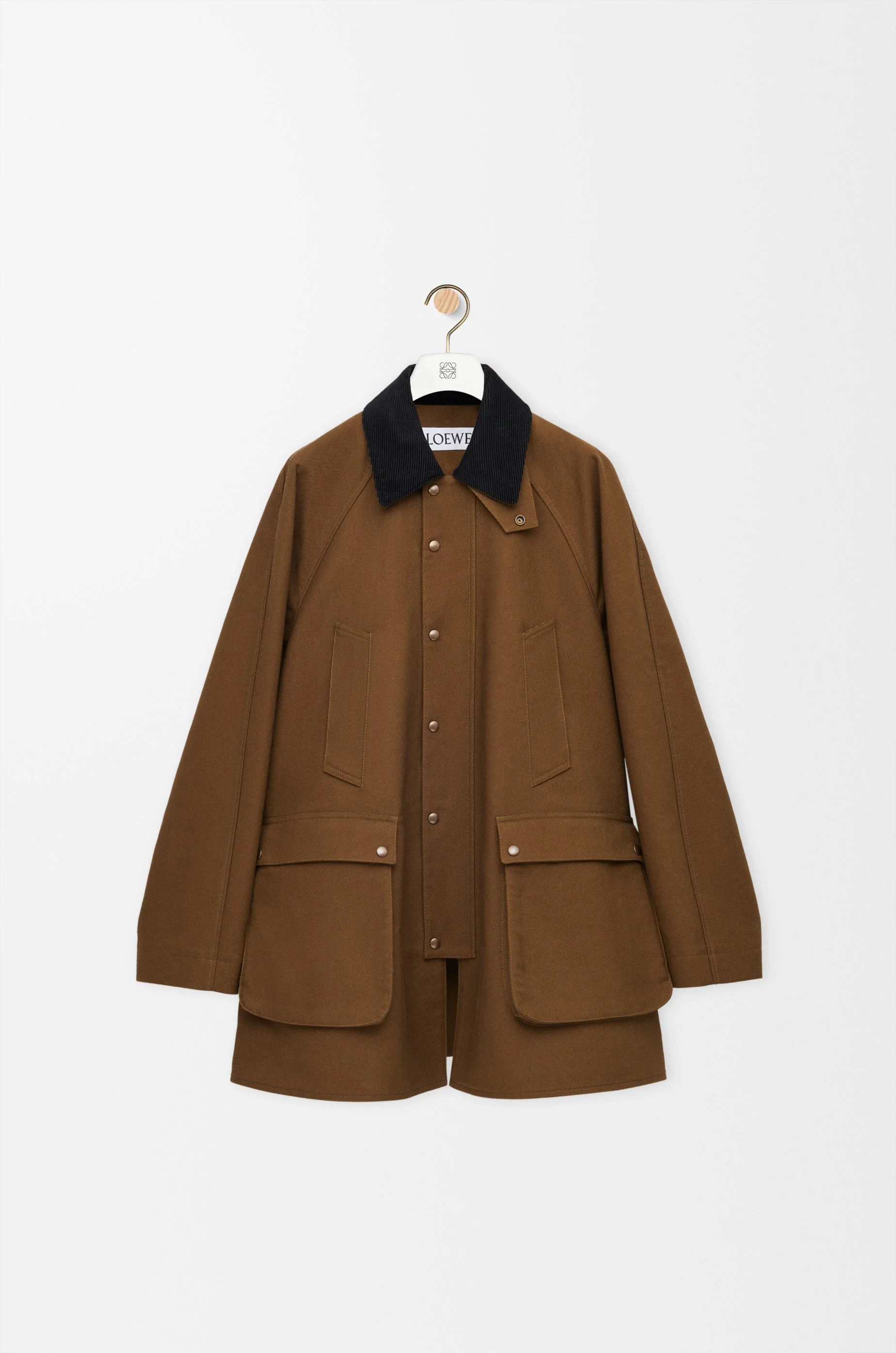 Trapeze jacket in cotton - 1