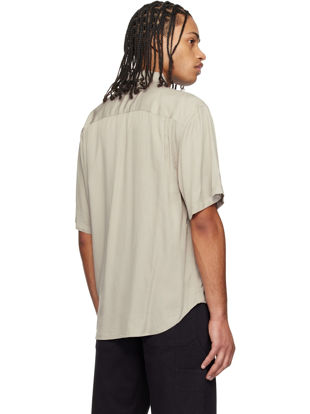 Taupe Matthew 2-Pocket SS Shirt - 3