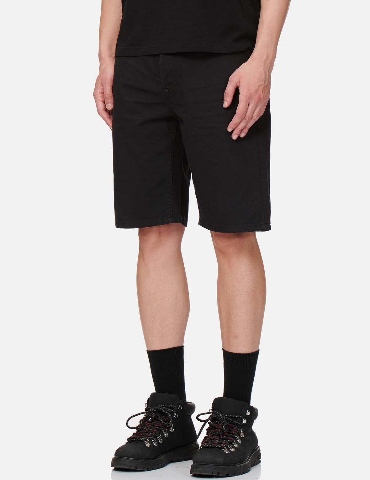 Hannya Skull Embroidered Denim Shorts - 8