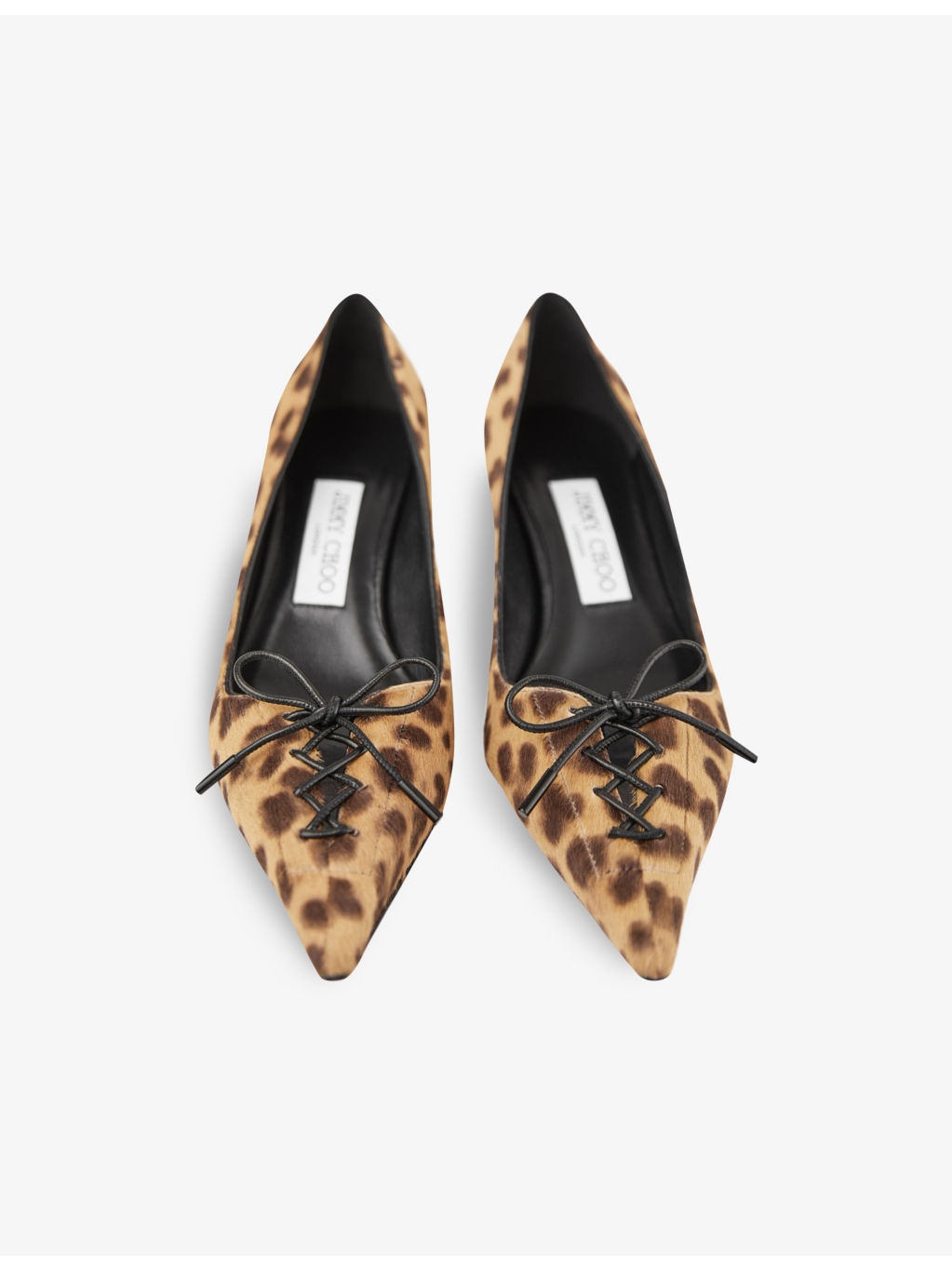 Scarlett 50 leopard-pattern calf-hair courts - 2