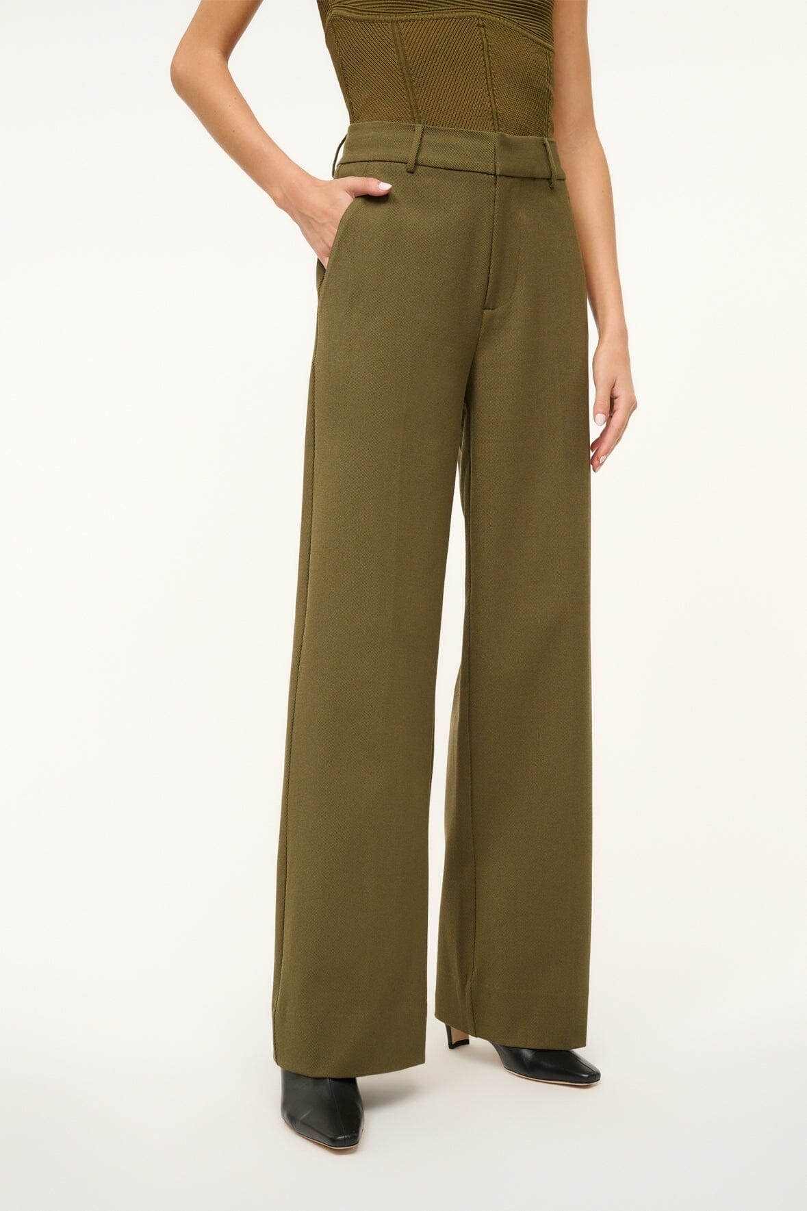 STAUD PRINCE PANT SERGEANT GREEN - 3