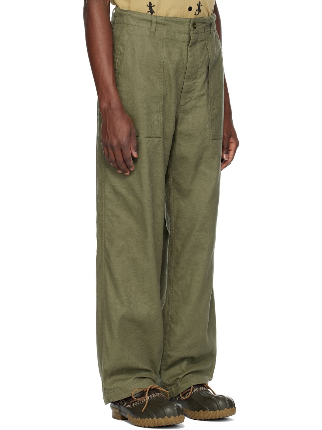 Green Fatigue Trousers - 2