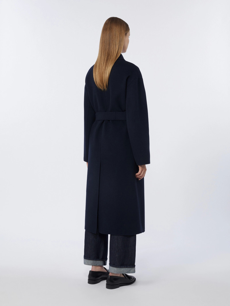 HOBBY Long wool broadcloth coat - MIDNIGHTBLUE 4