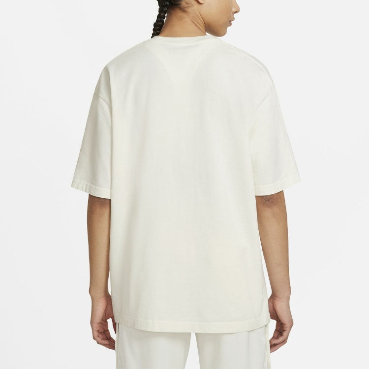 Air Jordan x Aleali May Crossover Printing Basketball Sports Short Sleeve White DH3852-133 - 4