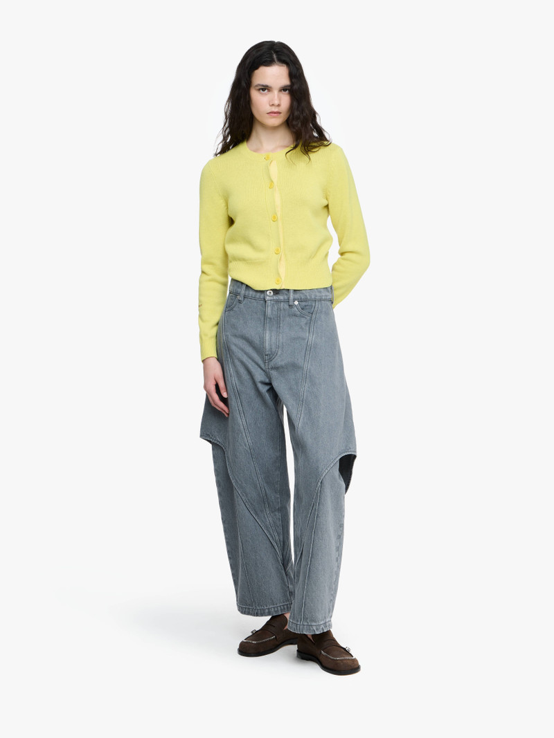 JW Anderson CONTRAST EMBROIDERY CARDIGAN outlook