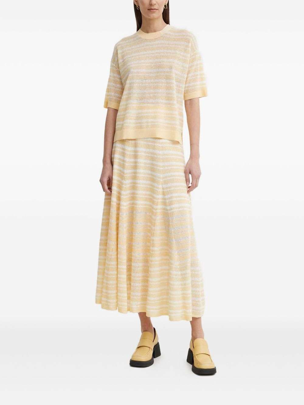 striped short-sleeve top - 2