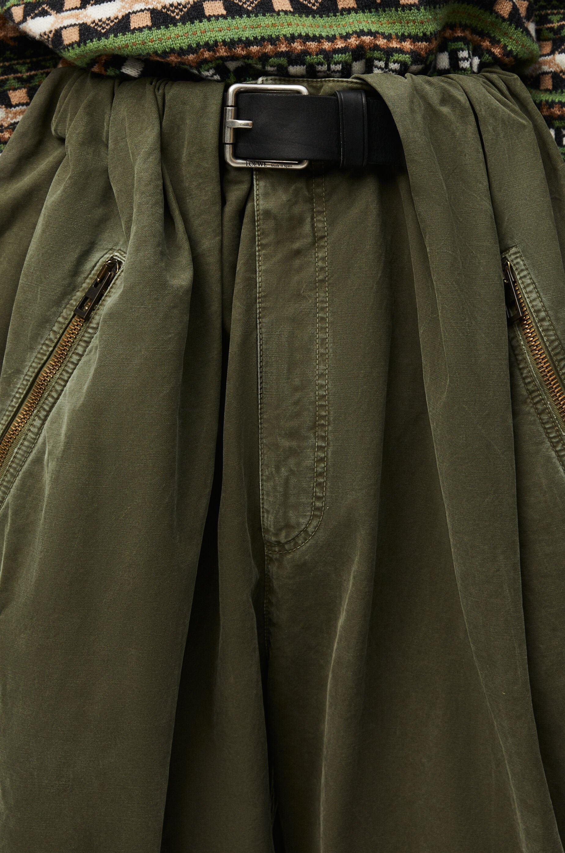 Balloon cargo trousers in cotton - 5