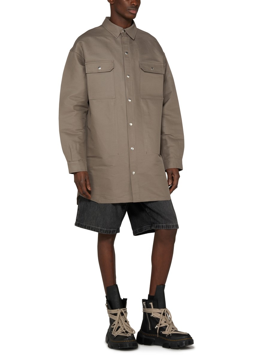 Woven oversized outershirt jacket - 2