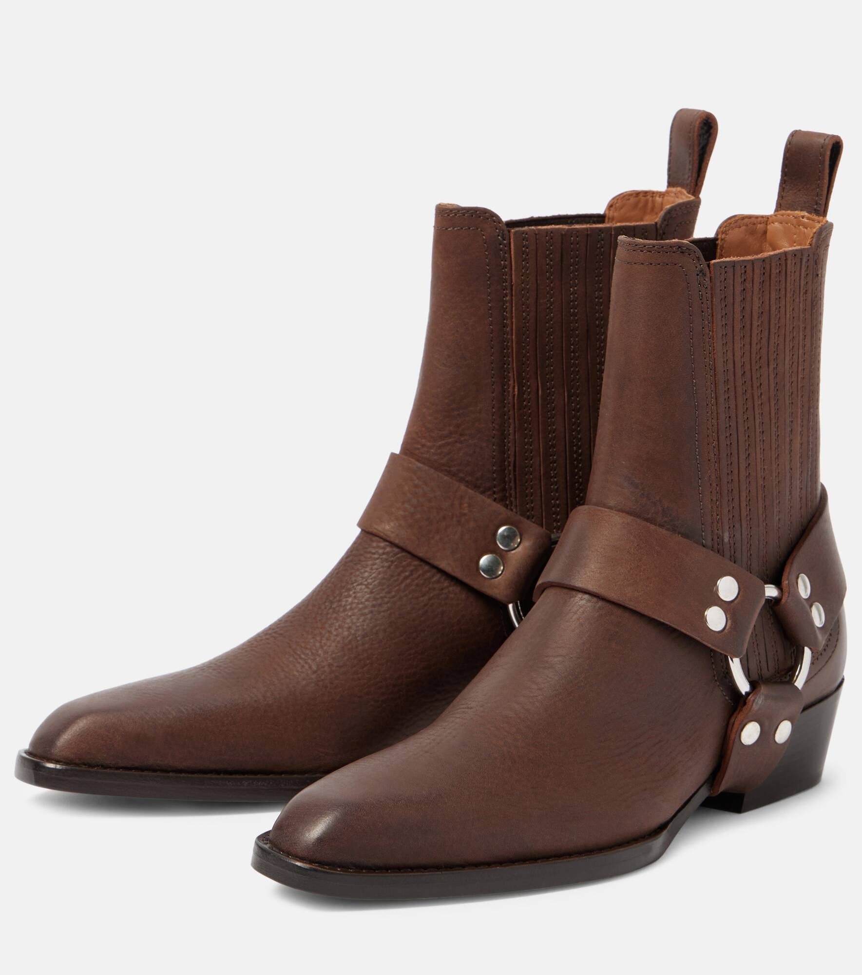 Helena leather ankle boots - 5