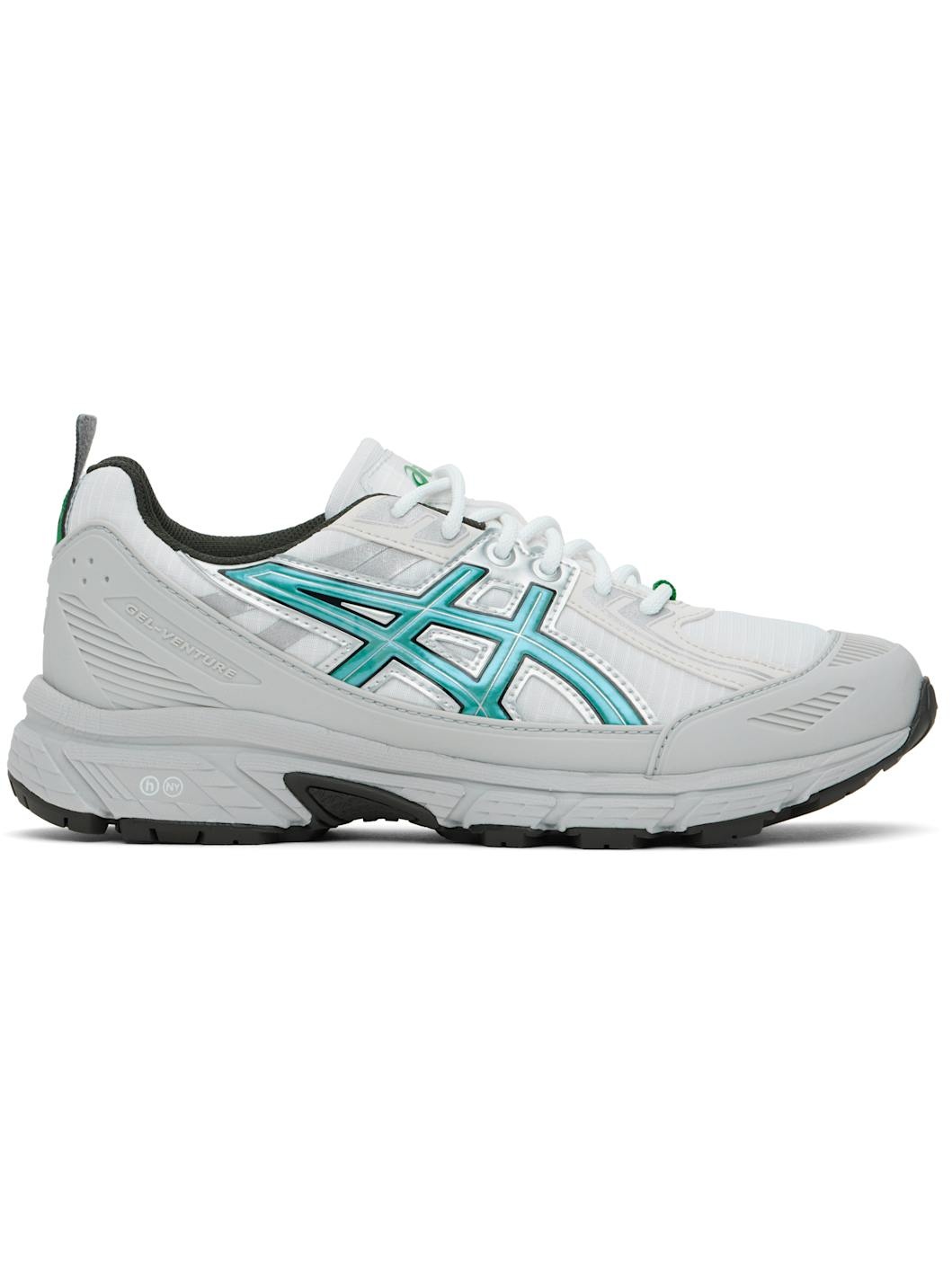 White Hidden NY Edition Gel-Venture 6 Shield Sneakers - 1