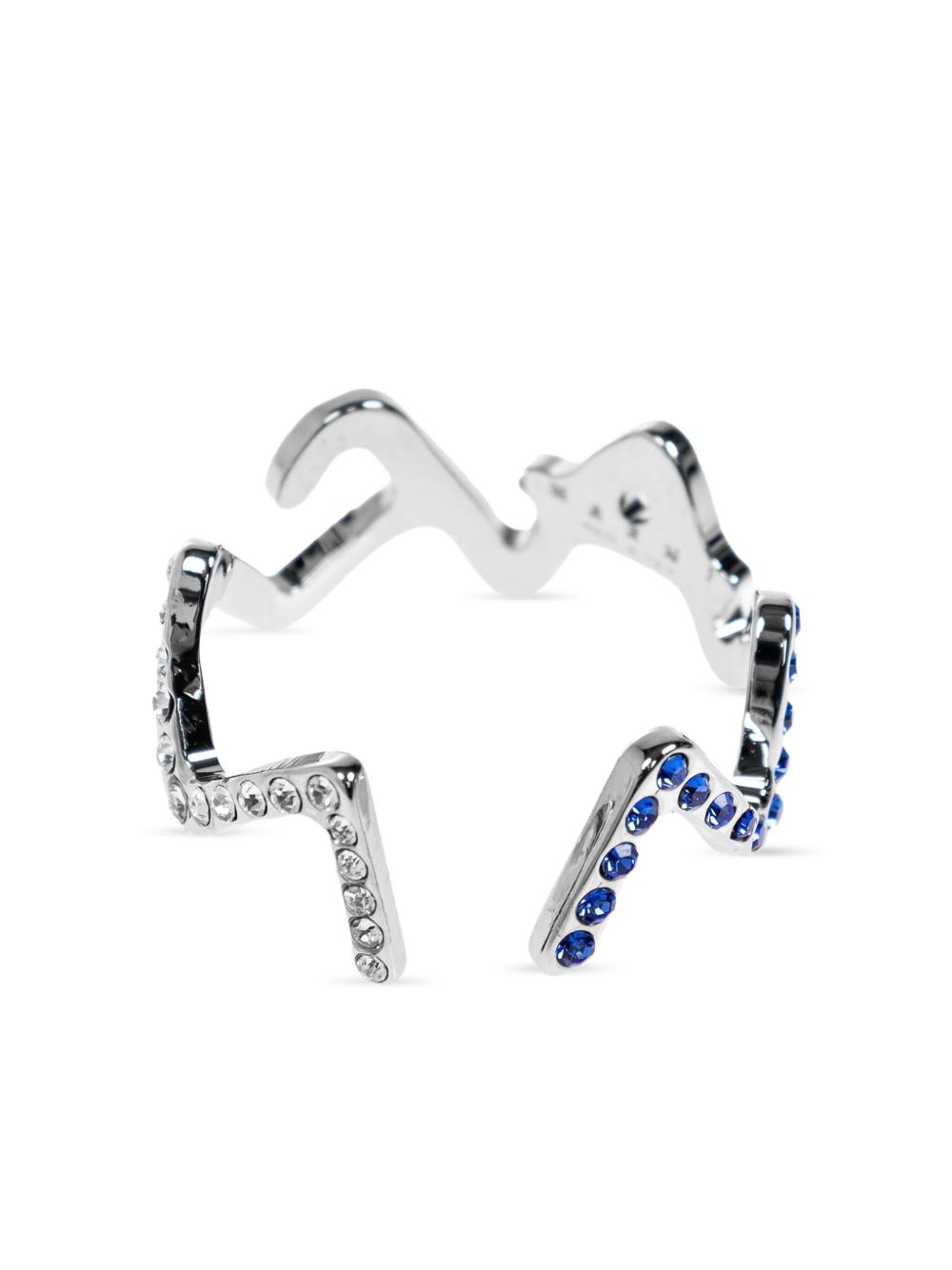 crystal-embellished ring - 3