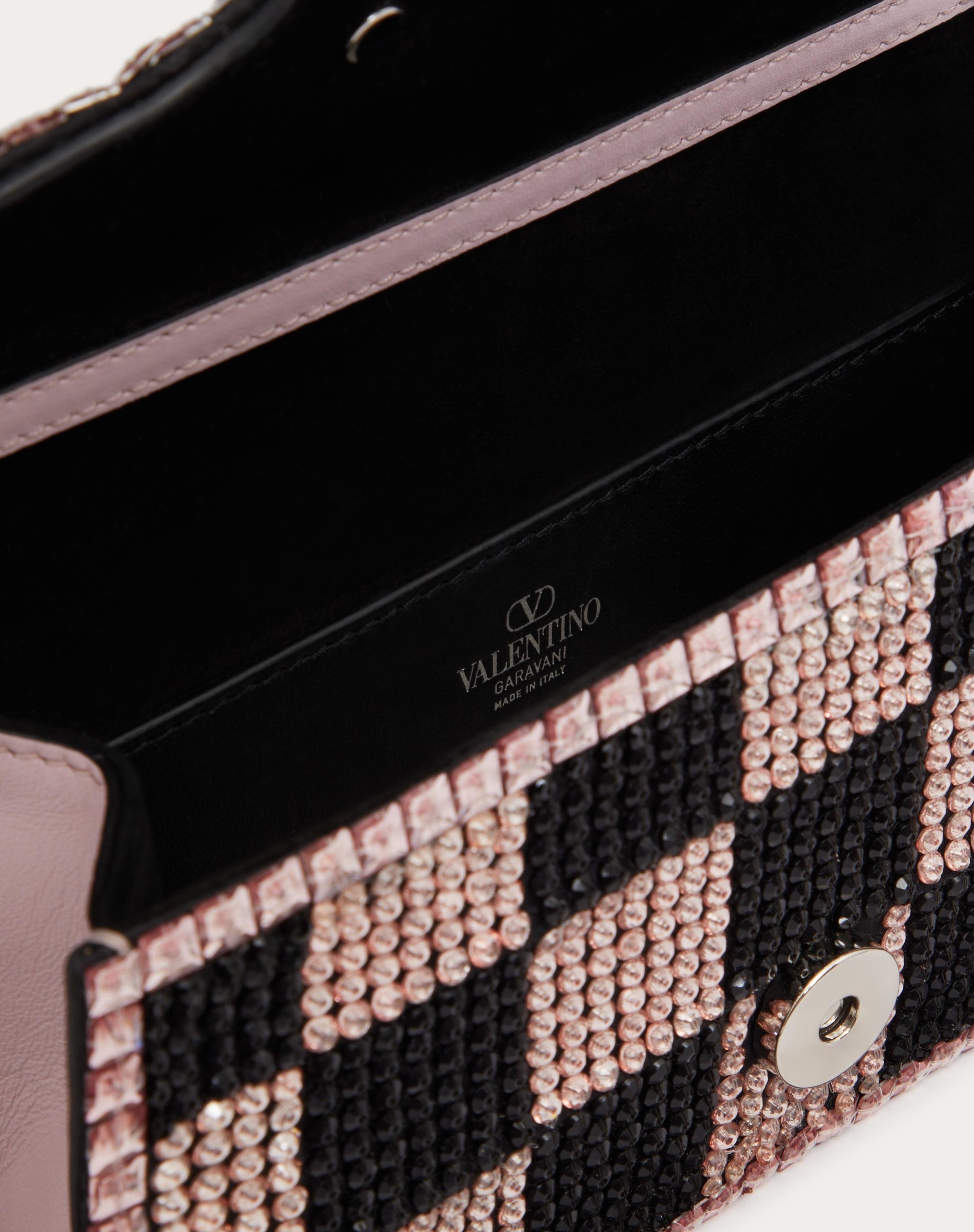 SMALL LOCÒ SHOULDER BAG WITH CHESS EMBROIDERY - 7