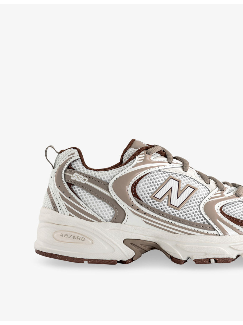 MR530 Leather And Mesh Trainers 5