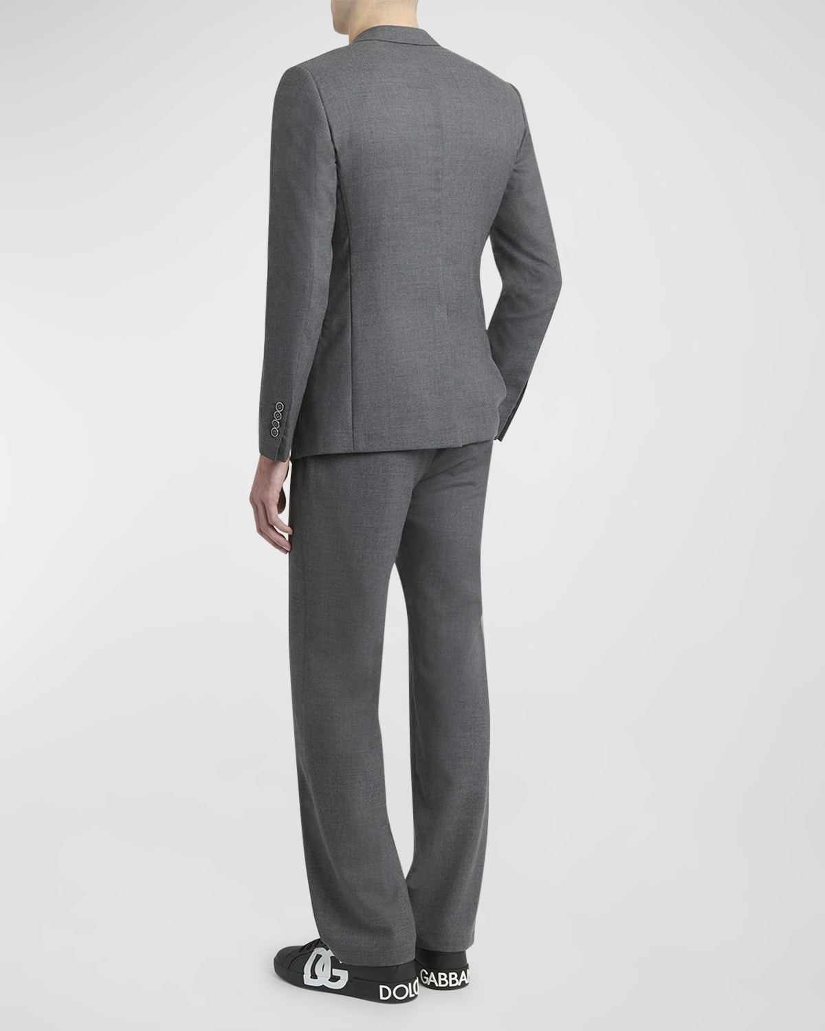 Men's Wool Suit Jacket - 4