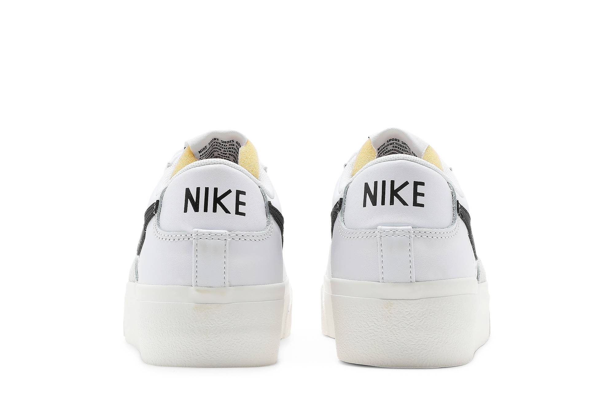 Wmns Blazer Low Platform 'White Black' - 6