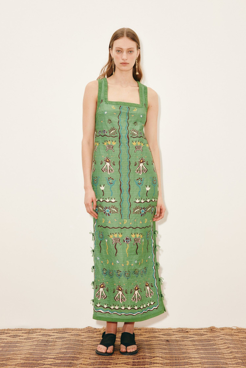 ALÉMAIS Sun Dancer Midi Dress outlook