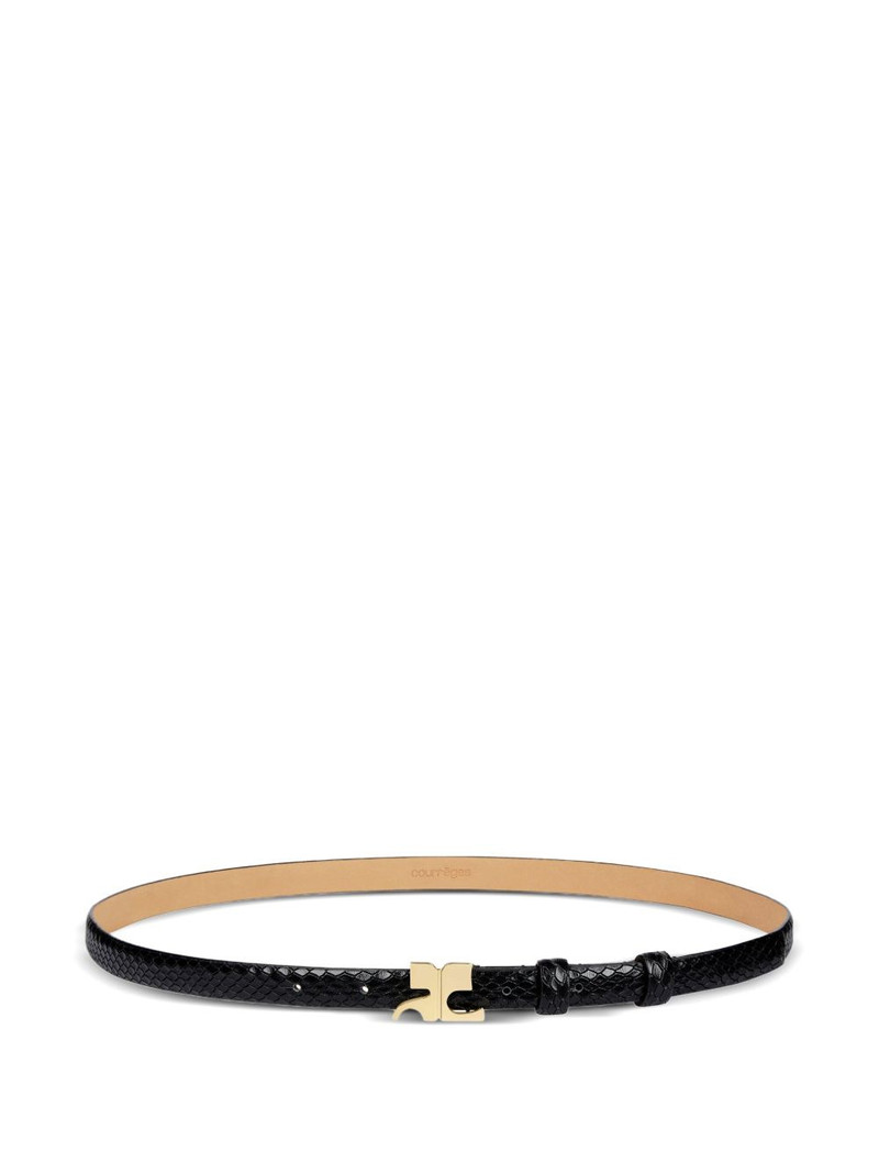 Viper leather belt 1