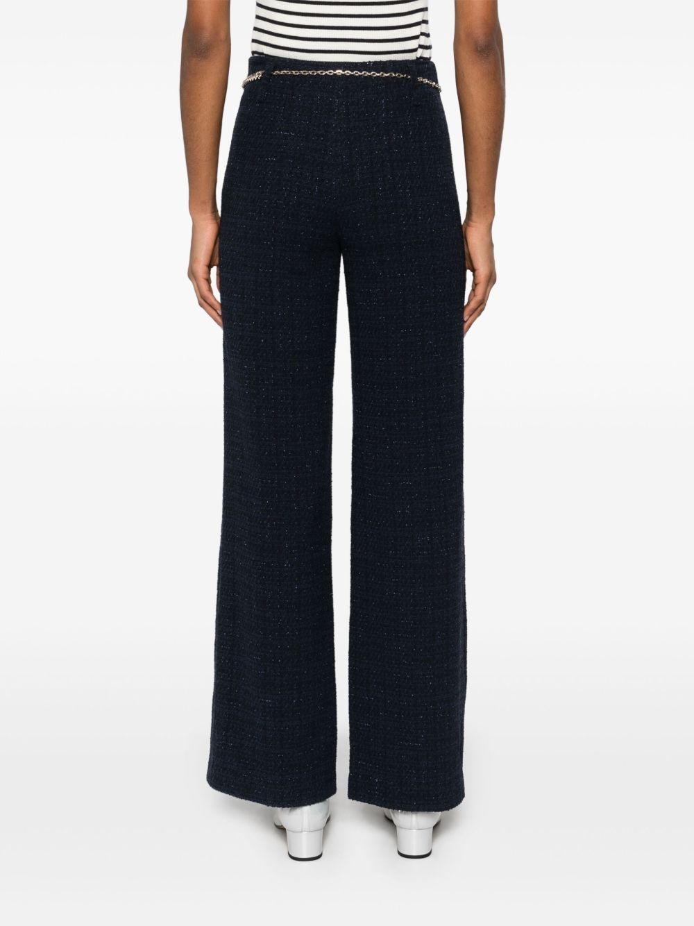 chain-belt trousers - 4