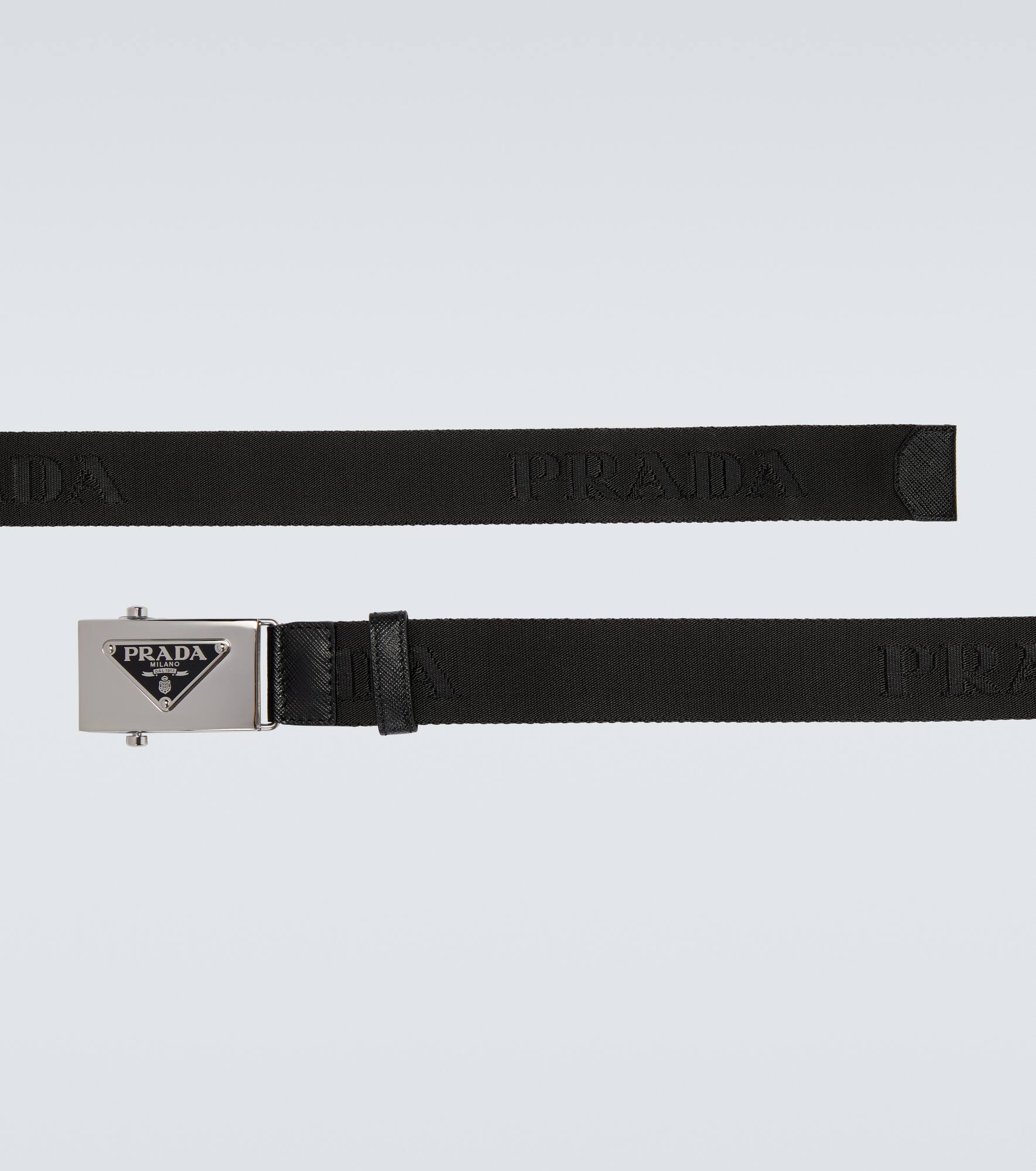 Technical fabric logo belt - 4