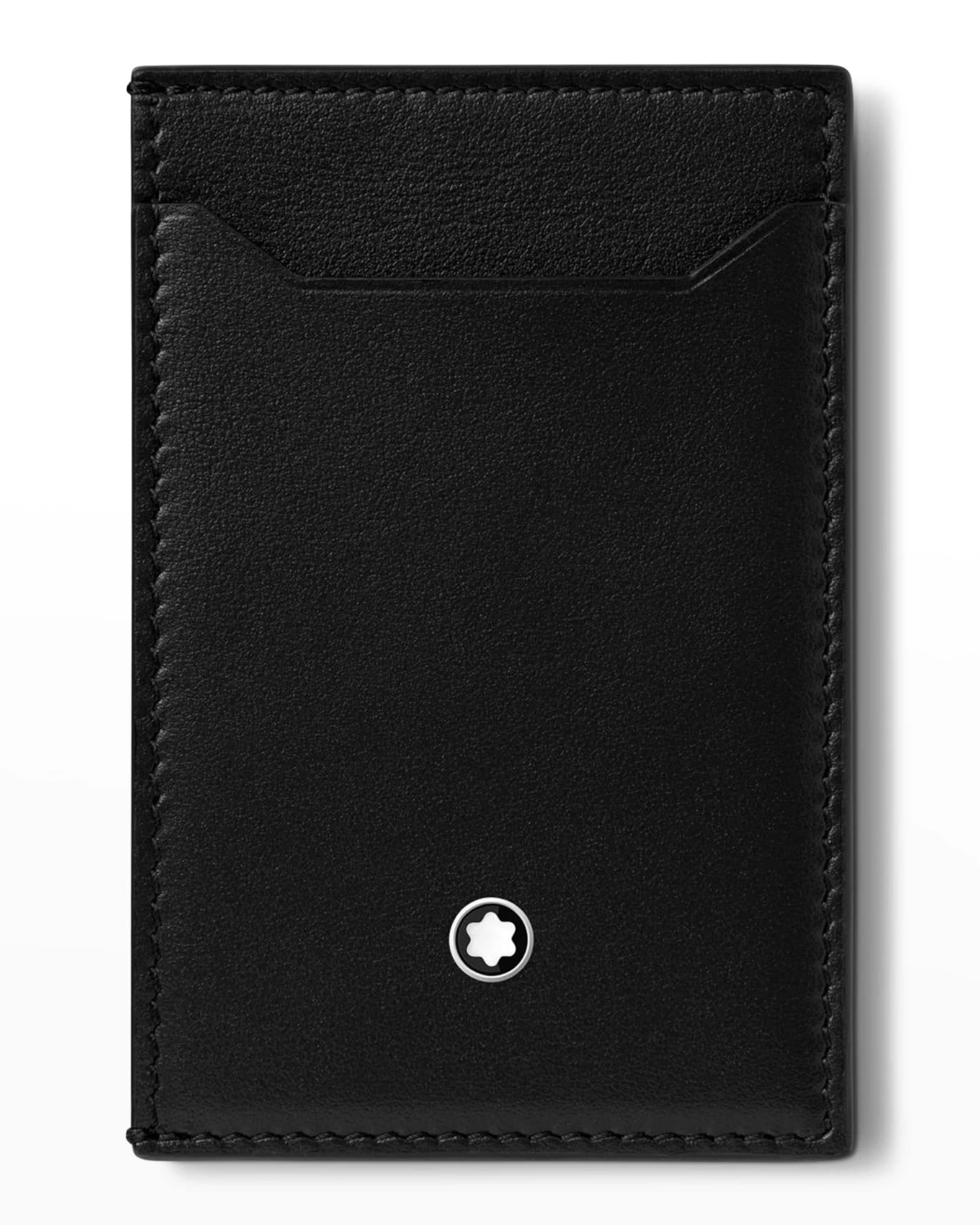 Men's Meisterstück Leather Pocket Card Holder - 1