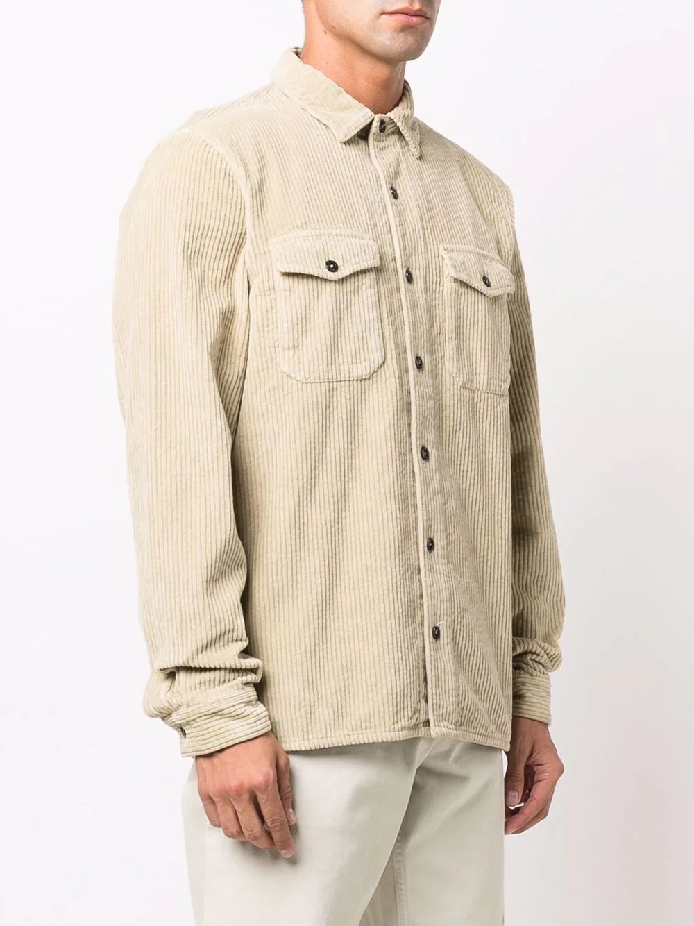 buttoned corduroy shirt - 3