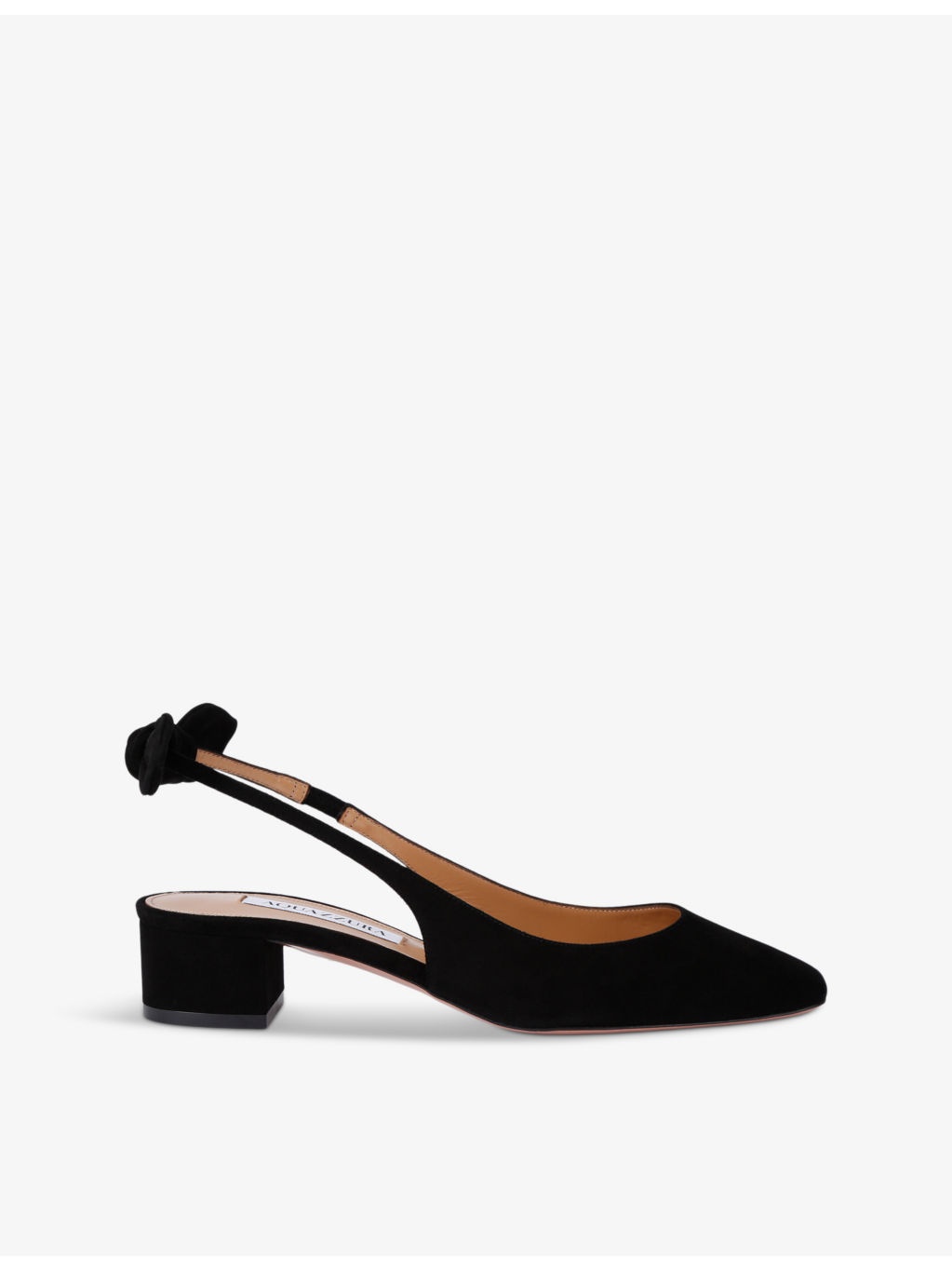 Very Bow slingback-strap suede pumps - 1