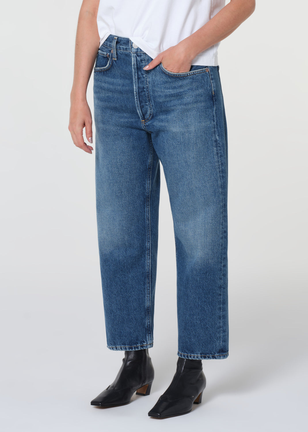 90'S CROP MID RISE STRAIGHT PETITE IN BOUNTY - 4