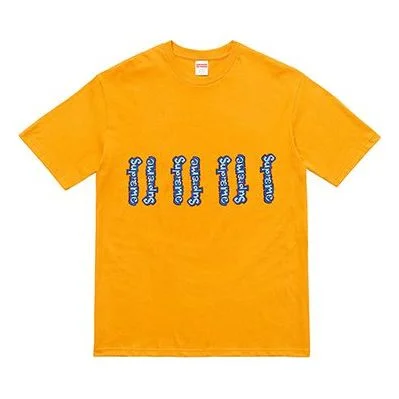 Supreme SS18 Gonz Logo Tee Mustard Logo Tee SUP-SS18-438 - 1