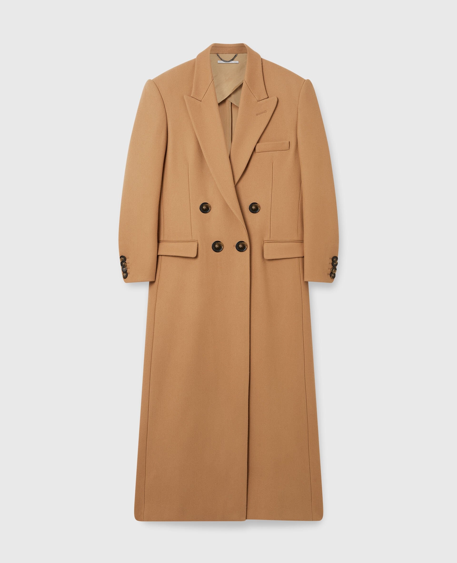 Double Breasted Longline Coat - 1