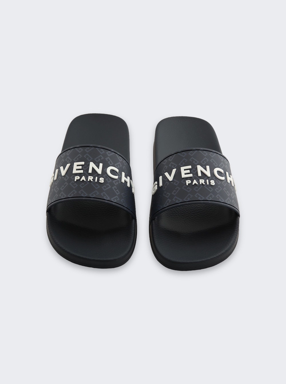 Slide Flat Sandals Dark Blue - 5