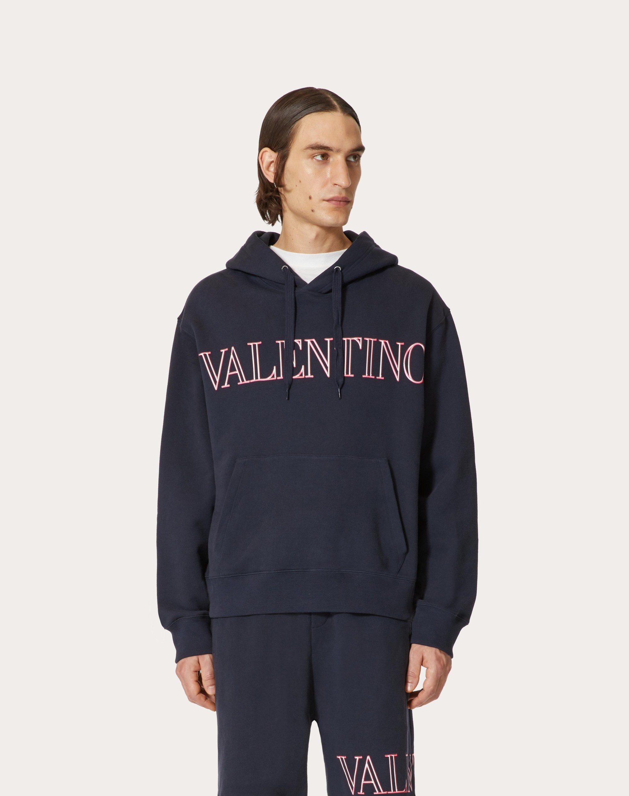 SWEATSHIRT WITH VALENTINO NEON UNIVERSE PRINT - 3