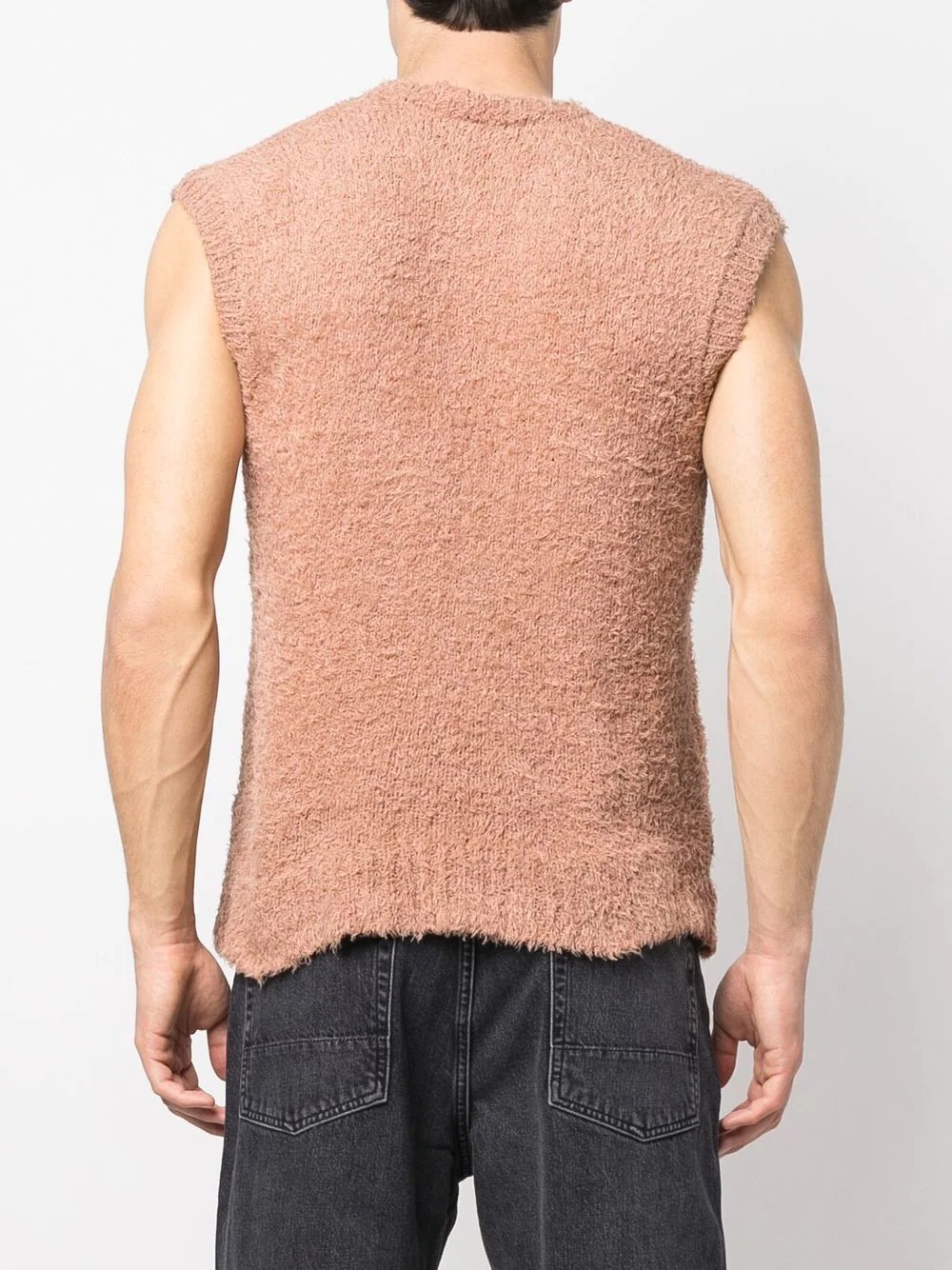 textured-knit vest - 4