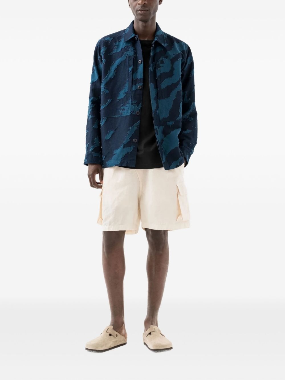 Bonsai camouflage-print button-up shirt - 2
