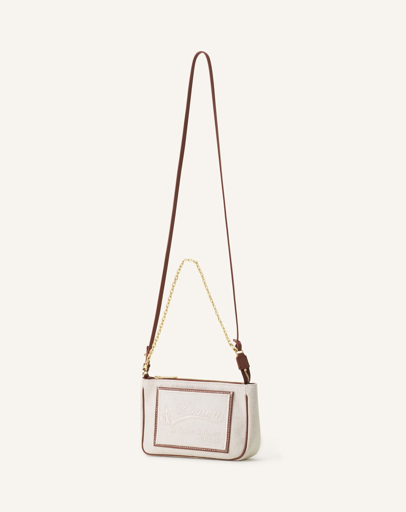 Lanvin COMPAGNON SMALL ZIPPED SHOLDER BAG IN CANVAS outlook