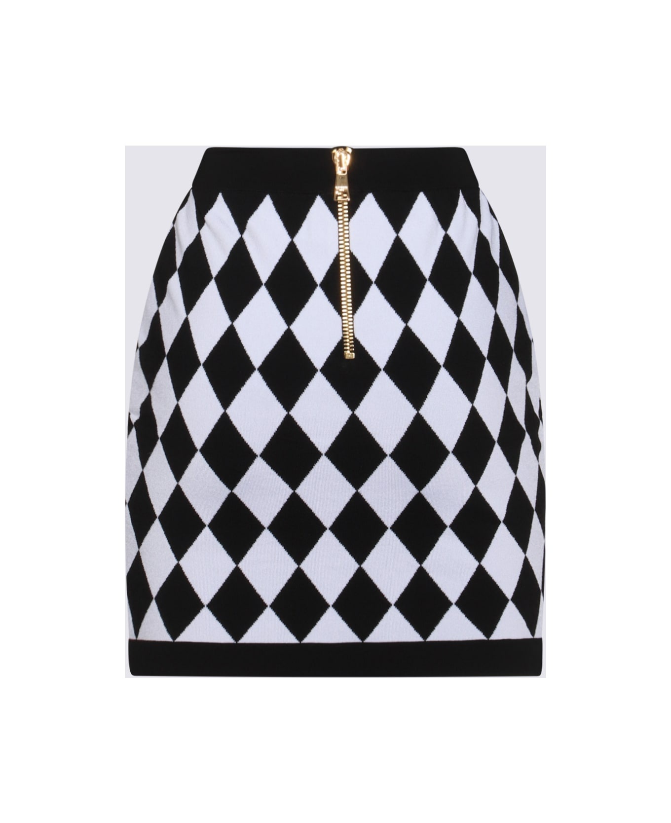 Black And White Mini Skirt - 2