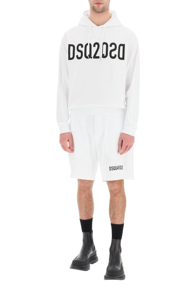 DSQUARED2 JERSEY SHORTS WITH LOGO outlook